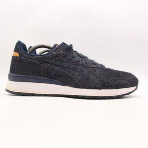 Asics Onitsuka Tiger Sneakers Ally Denim Blue Men's Size 10 Athletic Shoes D716N